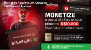 Image showcasing AI-generated YouTube thumbnails and SEO tools with financial growth charts