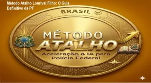 Interface interna e bastidores do Método Atalho de Lourival Filho para Agente da Polícia Federal