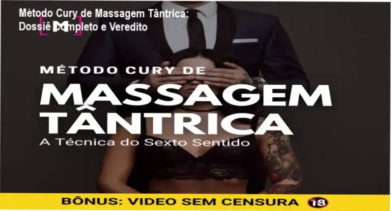 Representação conceitual do Método Cury de Massagem Tântrica focada no despertar dos sentidos e prazer.