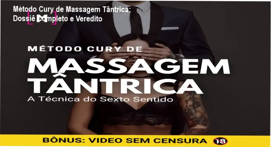 Representação conceitual do Método Cury de Massagem Tântrica focada no despertar dos sentidos e prazer.