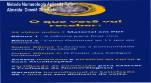 Representação da formação profissional em numerologia cabalística do Método Numerologia Aplicada