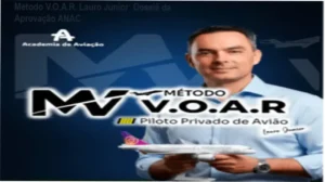 Interface de estudos do Método V.O.A.R. de Lauro Junior com simulados ANAC e plataforma de aviação