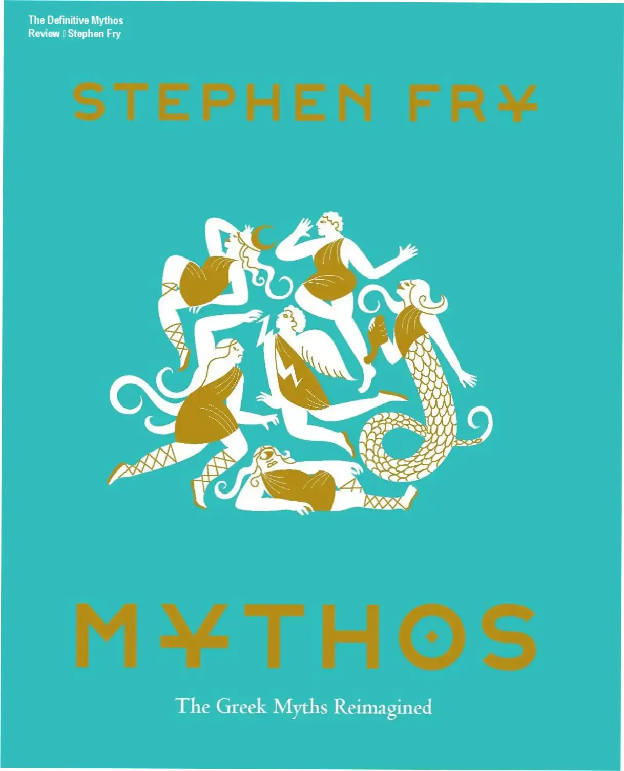 Cover of Mythos Greek mythology book by Stephen Fry