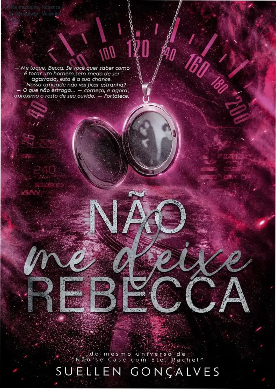 Capa do ebook Não me deixe, Rebecca de Suellen Gonçalves de Abreu Silva
