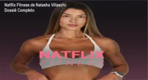 Interface de funcionamento da plataforma Natflix Fitness de Natasha Villaschi mostrando treinos e cardápios