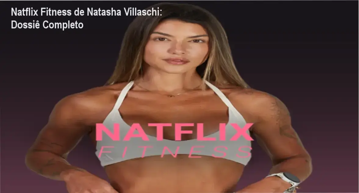 Interface de funcionamento da plataforma Natflix Fitness de Natasha Villaschi mostrando treinos e cardápios