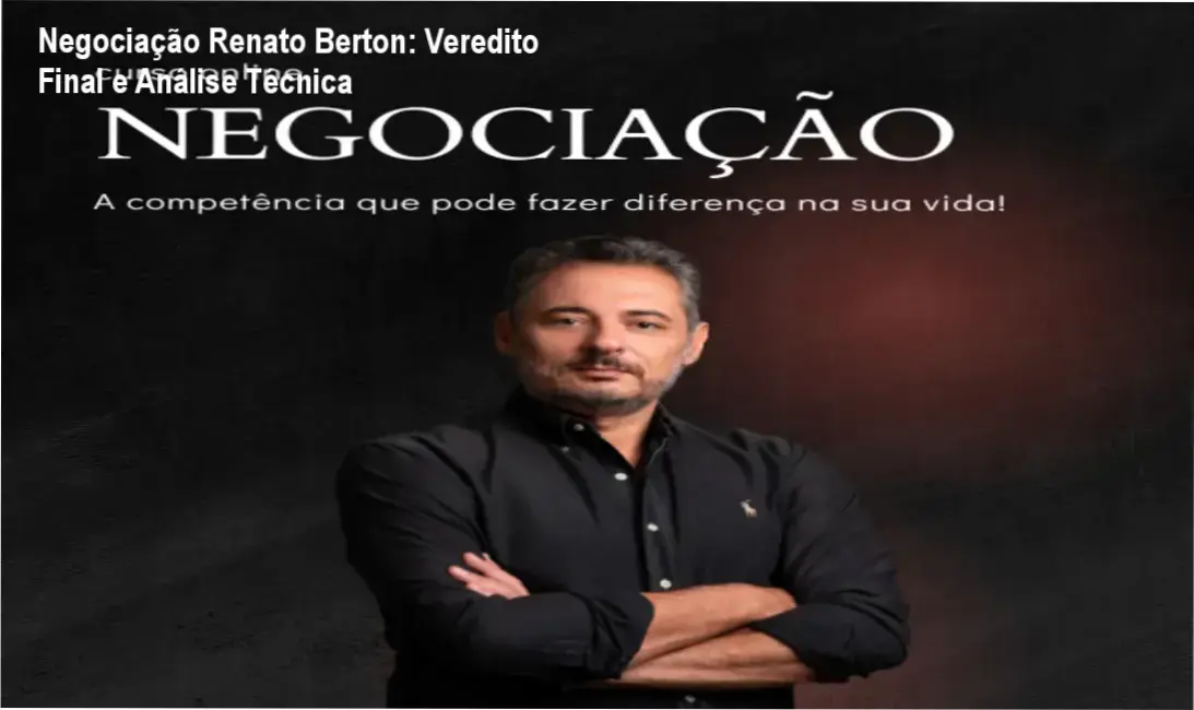 Curso Negociação Renato Berton: visão interna da metodologia e workbook interativo