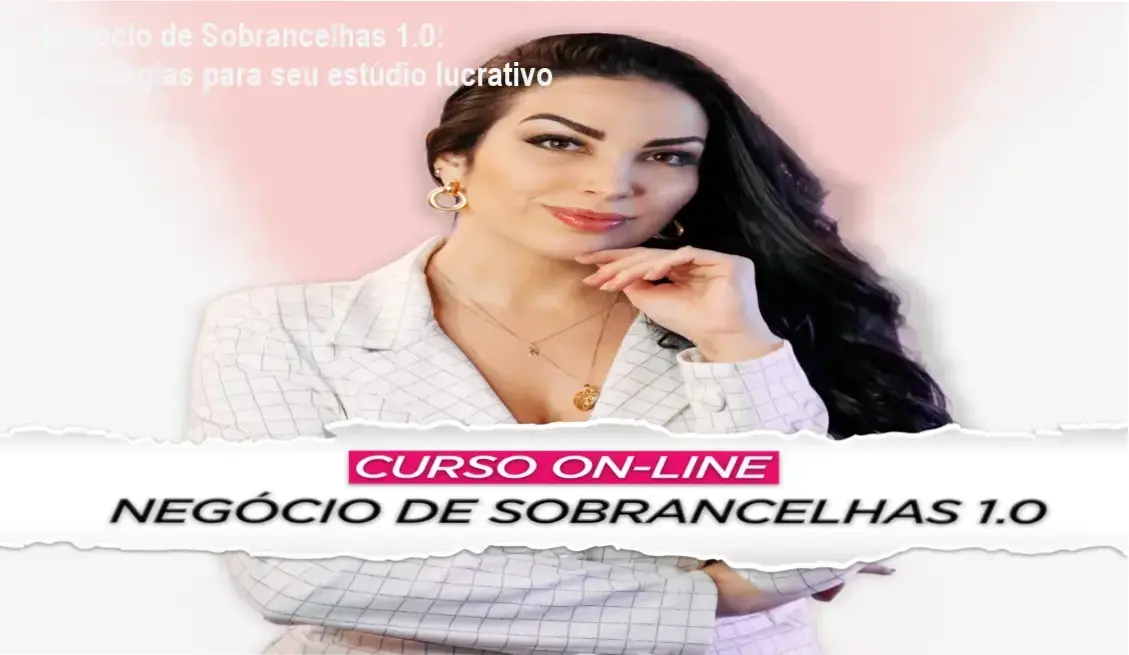 Escritório de designer de sobrancelhas organizado com material de treino e resultados de clientes
