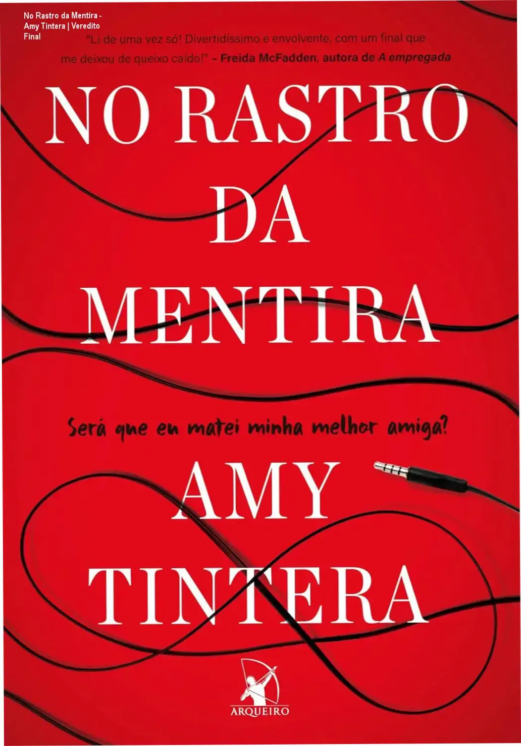 Capa do livro No Rastro da Mentira de Amy Tintera em formato digital
