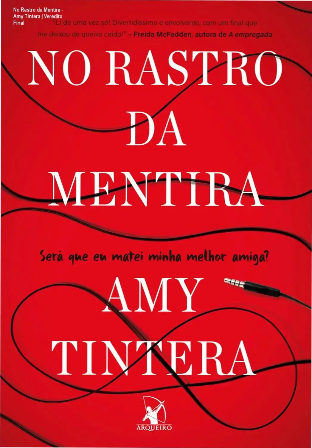 Capa do livro No Rastro da Mentira de Amy Tintera em formato digital
