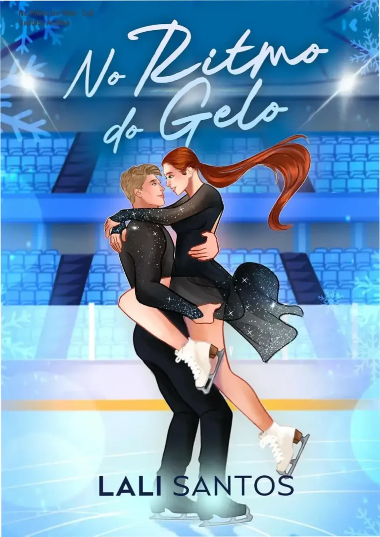 Capa do ebook No Ritmo do Gelo de Lali Santos, romance esportivo patinação no gelo