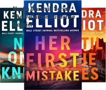 Book covers of the Noelle Marshall series by Kendra Elliot featuring psychological suspense themes