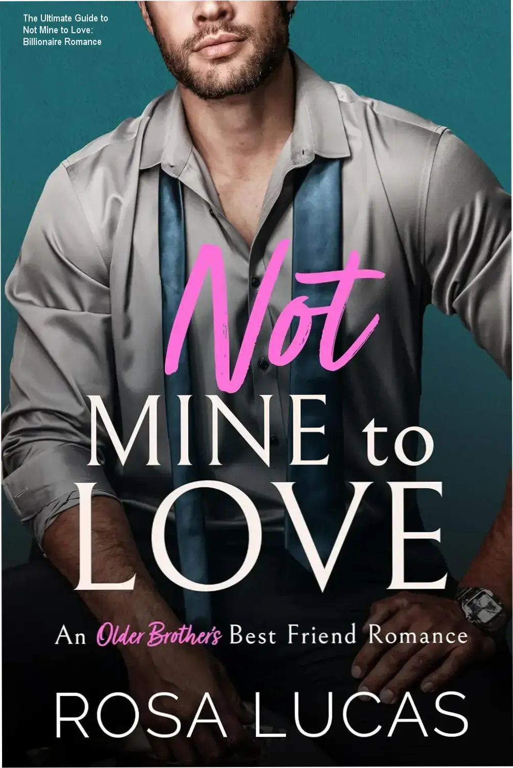 Cover art of Not Mine to Love showing the brooding CEO and shy heroine amid the Scottish islands
