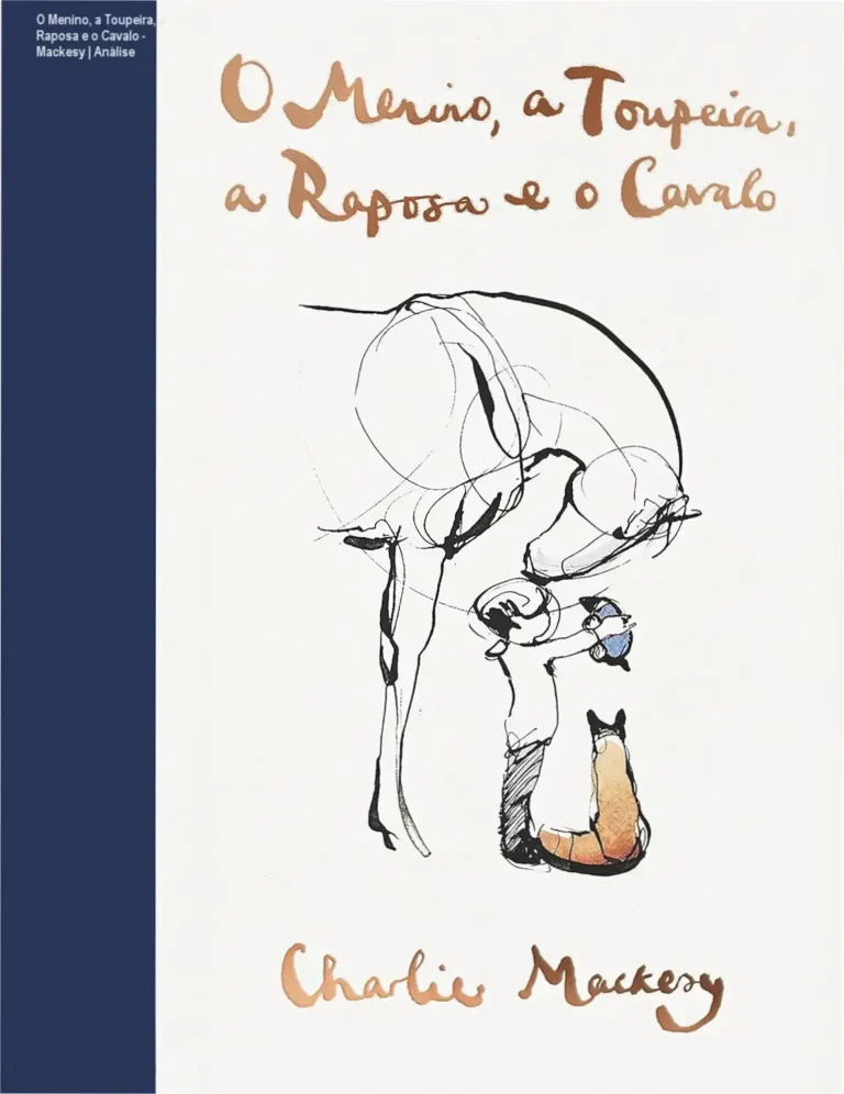 Capa do livro O Menino, a Toupeira, a Raposa e o Cavalo de Charlie Mackesy