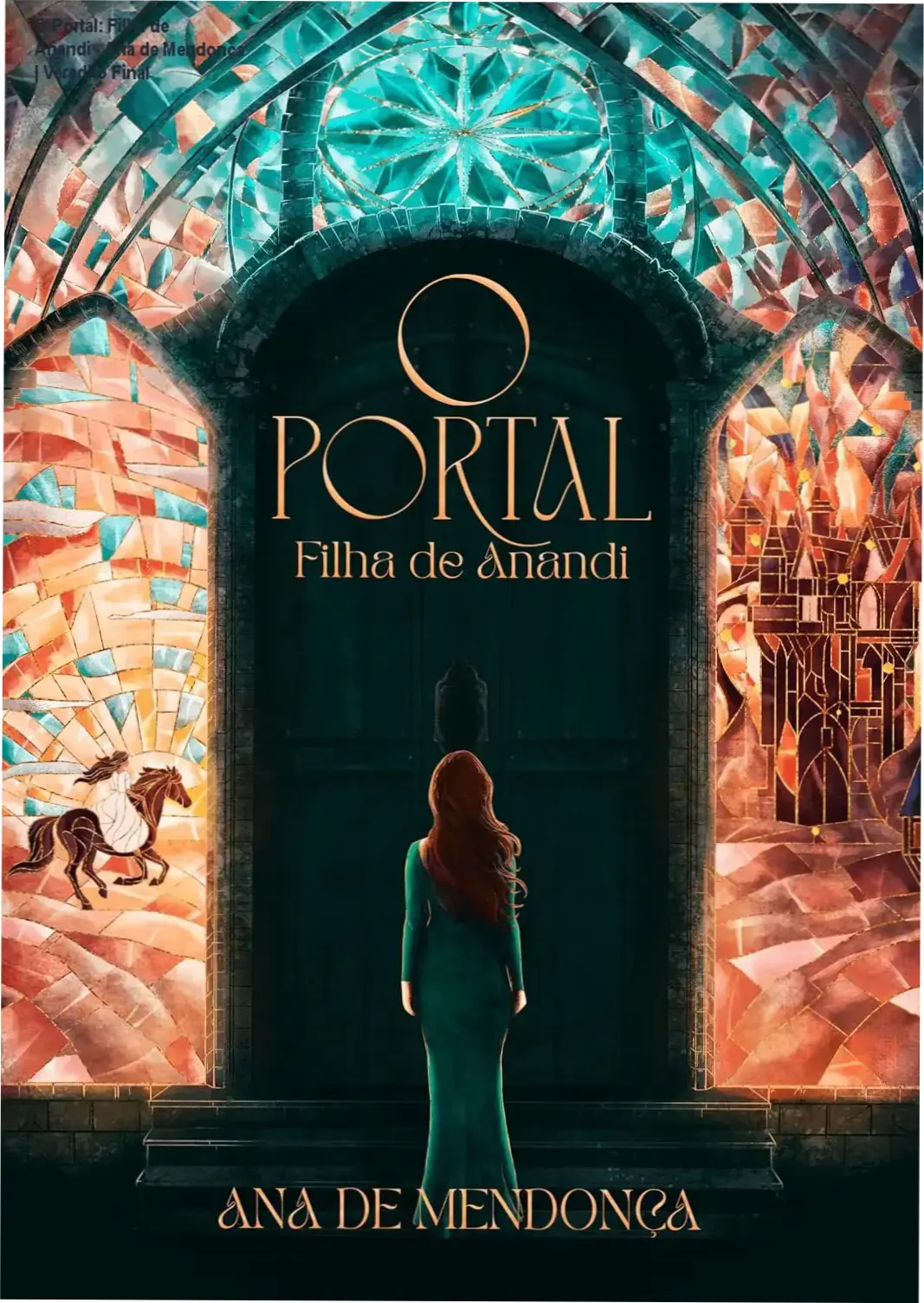 Capa do livro O Portal Filha de Anandi de Ana de Mendonça em formato ebook