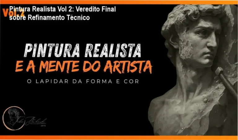 Curso Pintura Realista Vol 2 de Fábio Bechinski: visão interna dos módulos e técnicas de refinamento