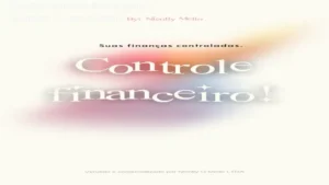 Interface de planilha financeira automatizada com gráficos coloridos para controle de receitas e despesas