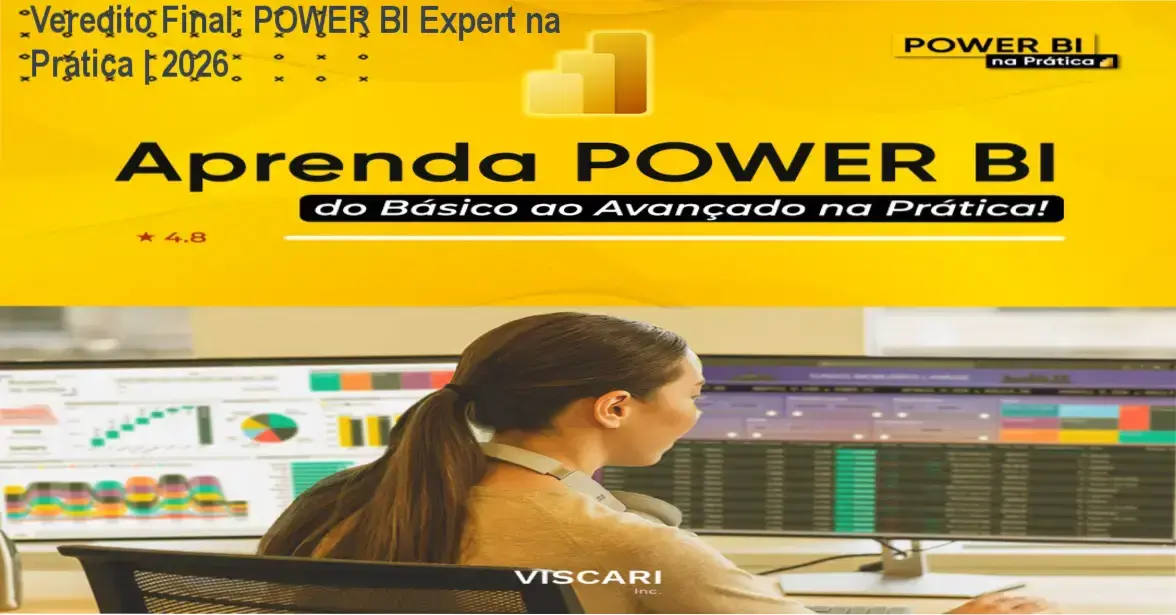 Interface de dashboard corporativo desenvolvido no curso Power BI Expert na Prática 2026