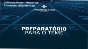Preparatório para o TEME por trás das cenas com o autor Guilherme Alfonso