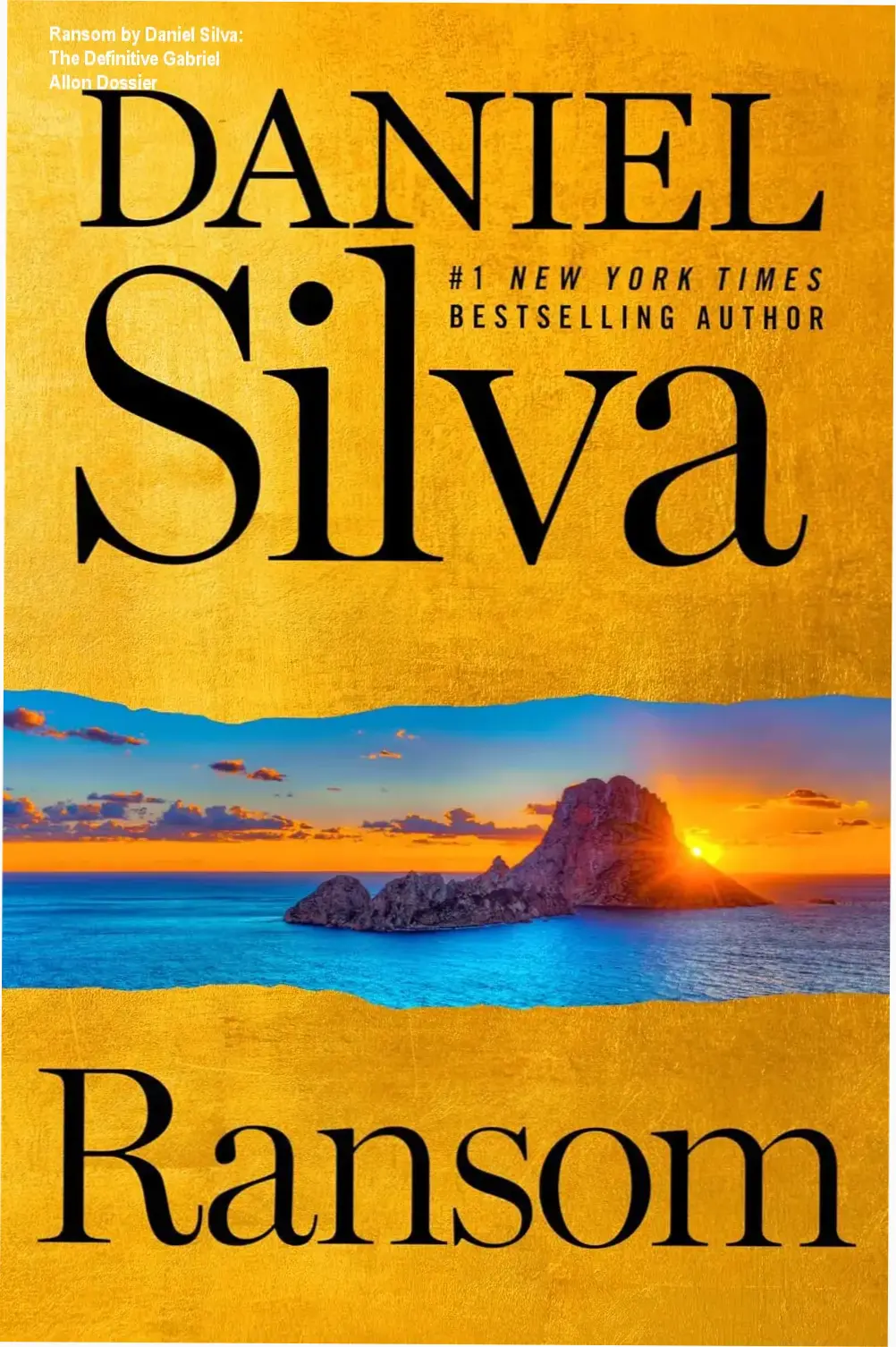 Book cover of Ransom by Daniel Silva from the Gabriel Allon series