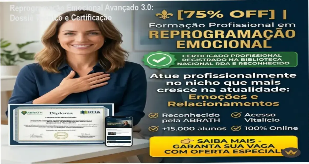 Reprogramação Emocional Avançado 3.0 de Alê Rodrigues bastidores e funcionamento da plataforma
