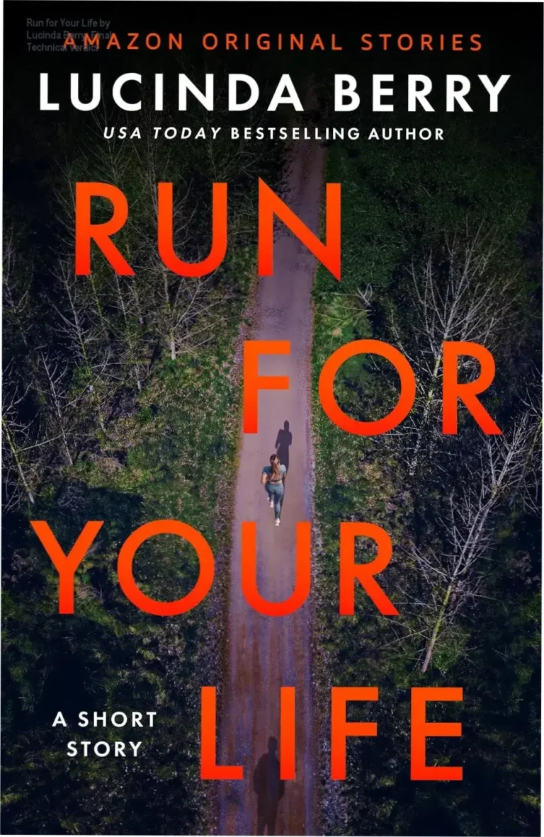 Ebook cover of Run for Your Life by Lucinda Berry on a digital screen