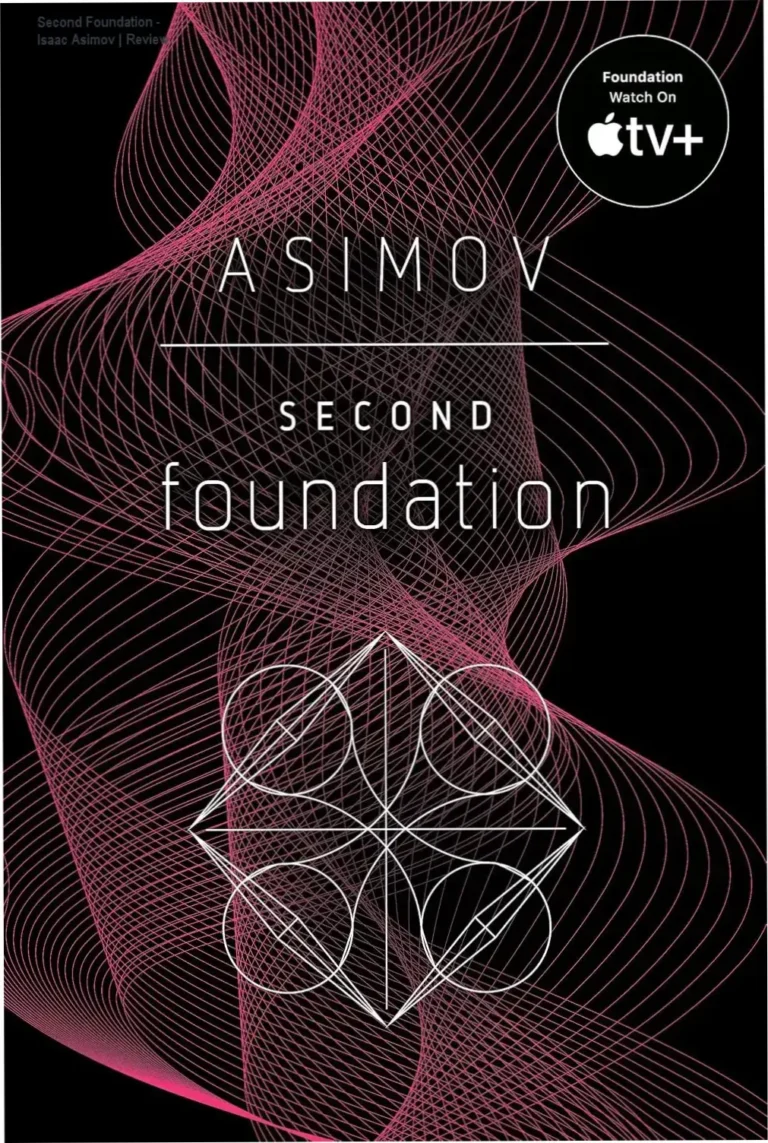Capa do ebook Second Foundation mostrando temas de mistério e galáxia.