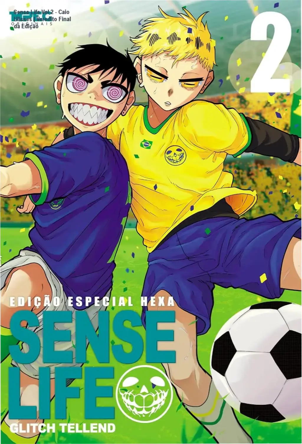 Capa do mangá Sense Life Volume 2 edição limitada Hexa 2026 de Caio Ulisses