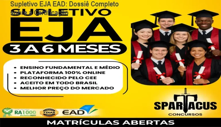 Supletivo EJA EAD: Dossiê Completo sobre a Certificação