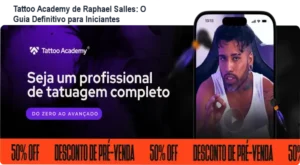 Bastidores e funcionamento da plataforma de ensino Tattoo Academy de Raphael Salles