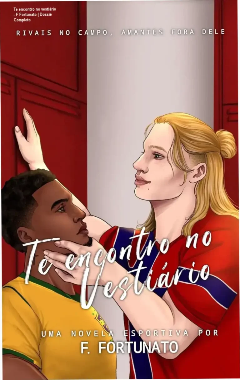 Capa do eBook Te encontro no vestiário de F Fortunato com temática de romance MM esportivo