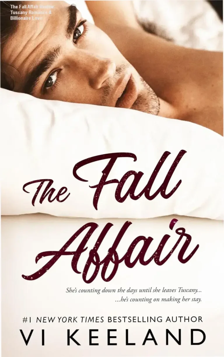Cover of The Fall Affair ebook showing Tuscany vineyard backdrop