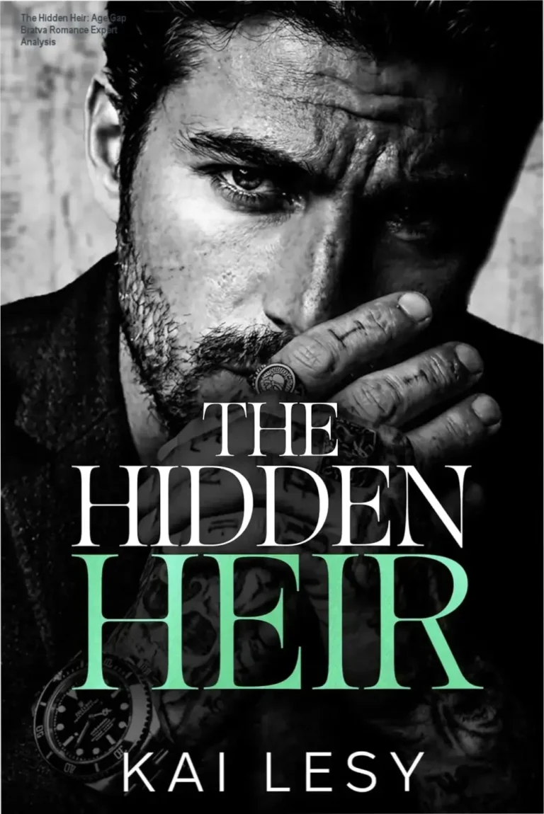 Cover of The Hidden Heir by Kai Lesy showing a dominant mafia boss embracing a curvy woman, representing the age gap forced marriage romance theme.