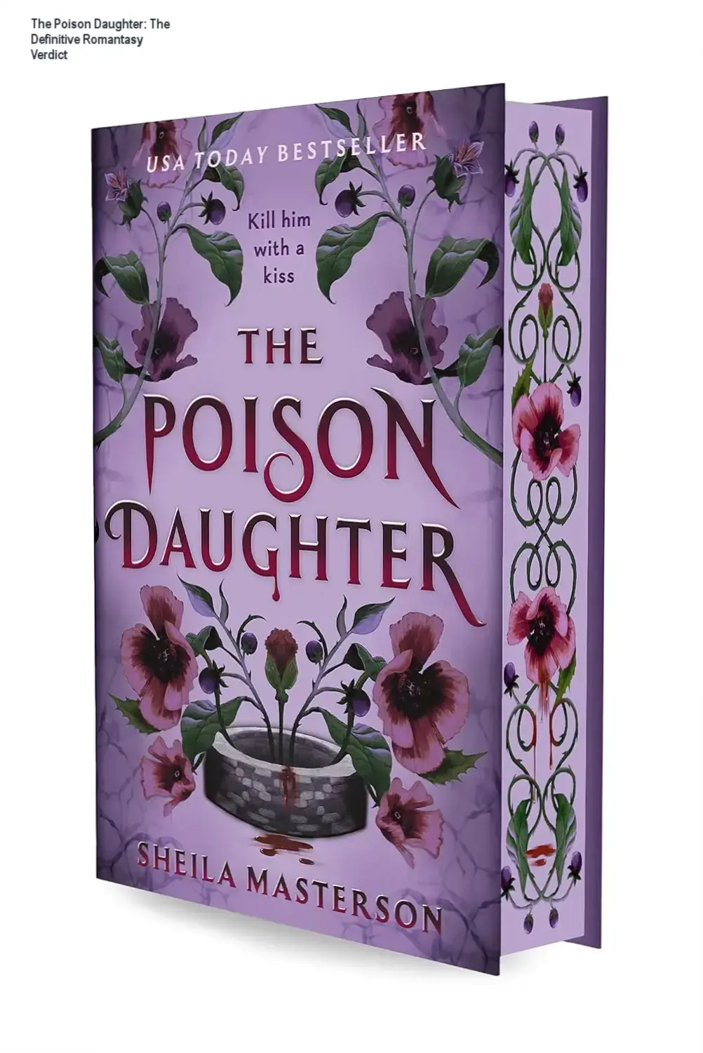 The Poison Daughter book cover showcasing the dark fantasy and enemies-to-lovers theme