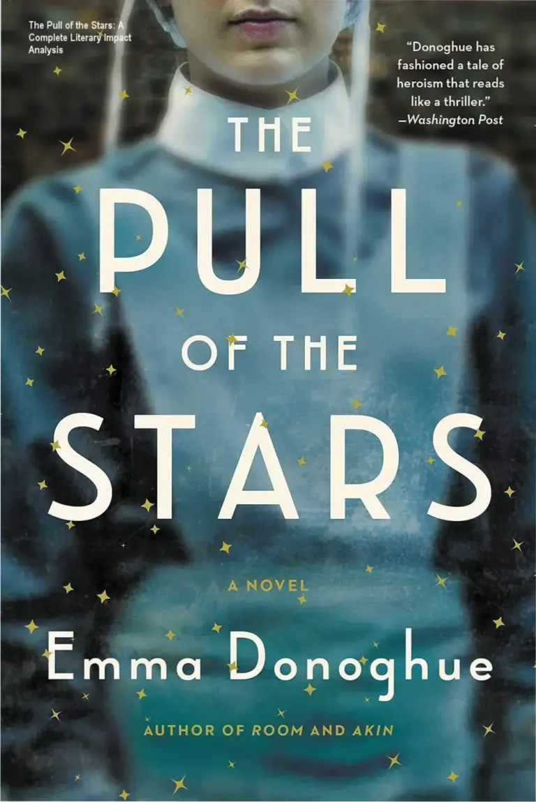 Book cover of The Pull of the Stars by Emma Donoghue focusing on historical survival themes