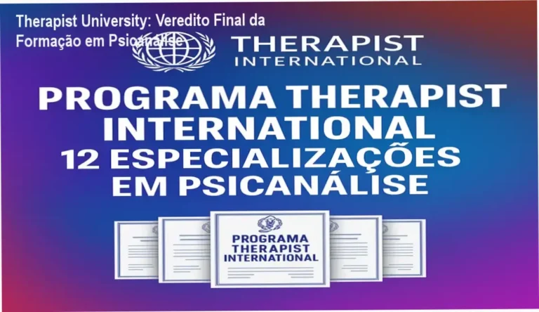 Therapist University: Veredito Final da Formação em Psicanálise