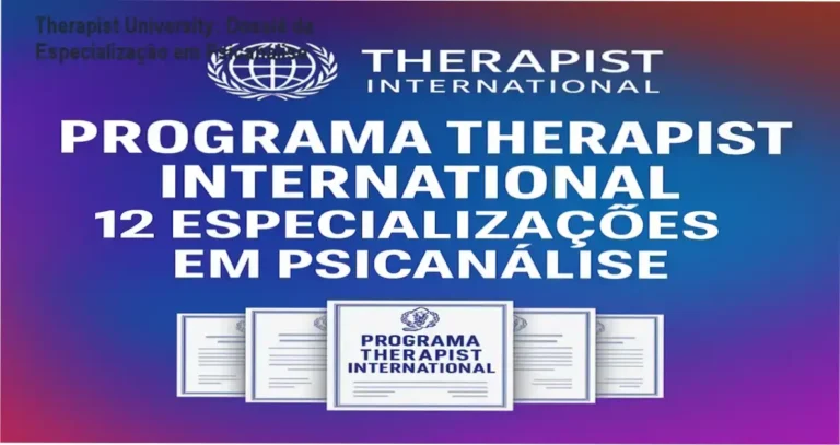 Therapist University: Dossiê da Especialização em Psicanálise