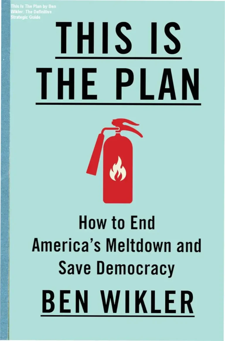 Book cover of This Is The Plan by Ben Wikler detailing democratic strategies