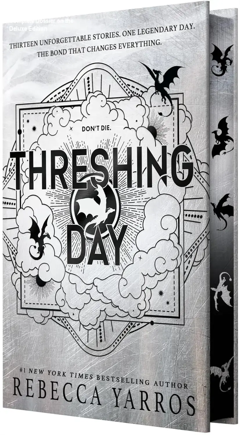Deluxe hardcover edition of Threshing Day Wing and Claw Collection by Rebecca Yarros