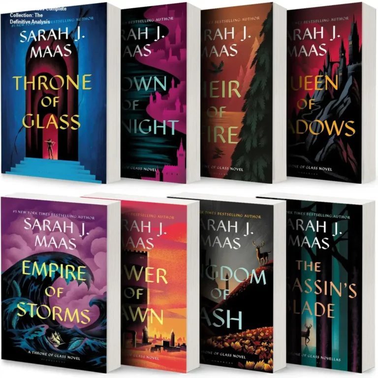 The complete 8-book set of the Throne of Glass series by Sarah J. Maas