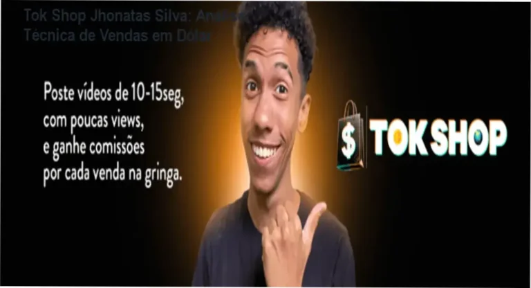 Tok Shop Jhonatas Silva: Análise Técnica de Vendas em Dólar