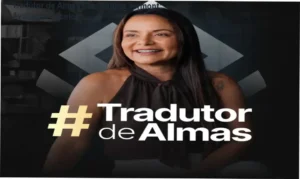 Representação visual da imersão Tradutor de Almas com materiais de apoio como ebook e áudios terapêuticos