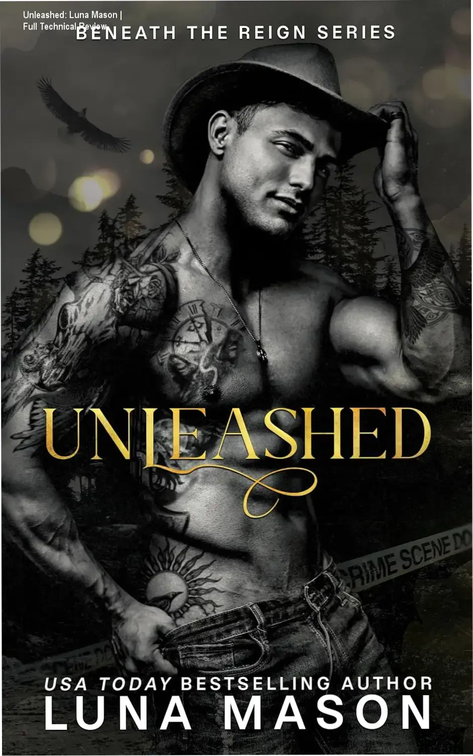 Book cover of Unleashed by Luna Mason featuring dark romance themes
