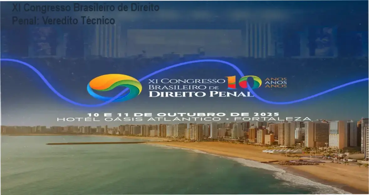 Painel de especialistas discutindo atualizações do XI Congresso Brasileiro de Direito Penal