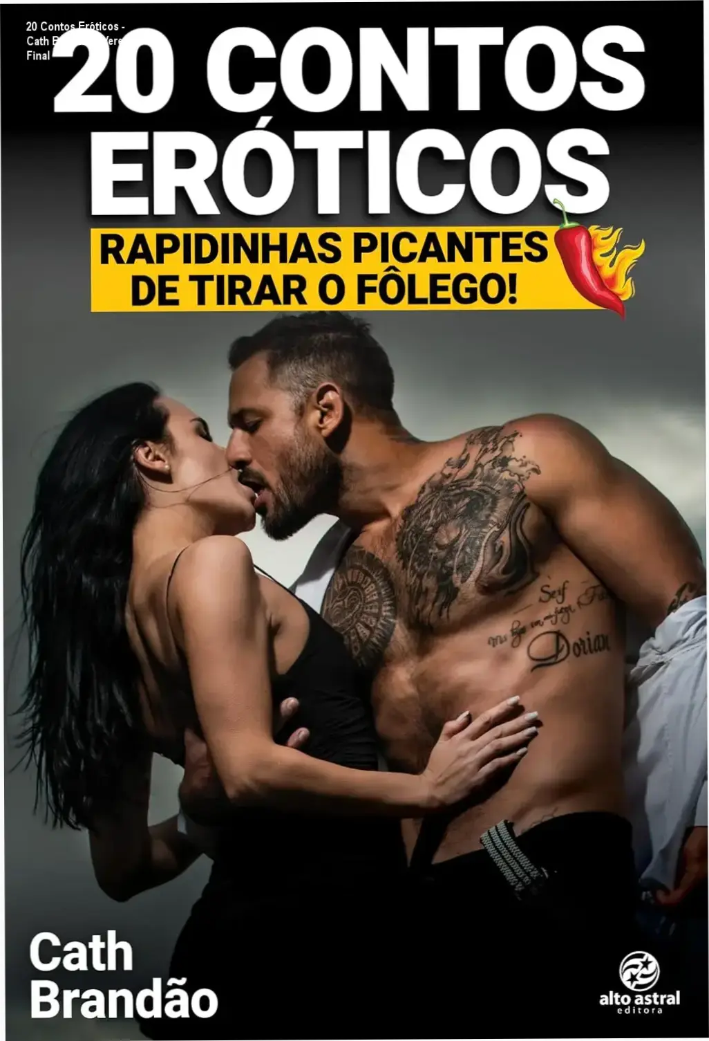 Capa do ebook 20 Contos Eróticos de Cath Brandão em dispositivo digital