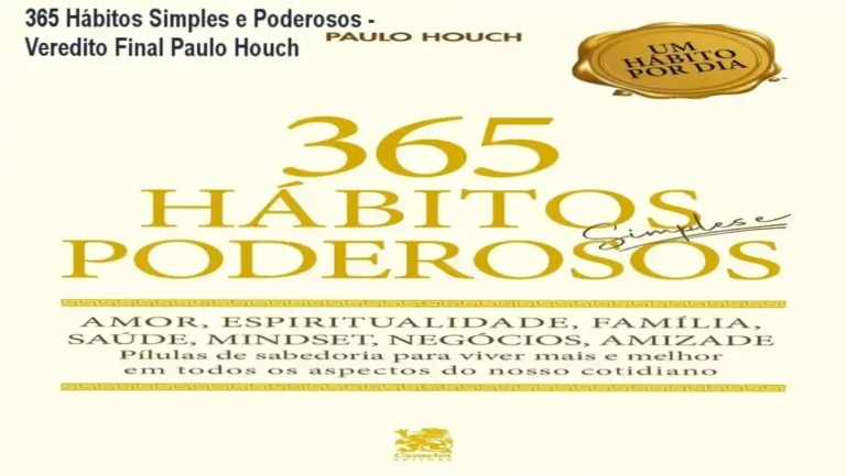 Capa do livro 365 Hábitos Simples e Poderosos de Paulo Houch para desenvolvimento pessoal