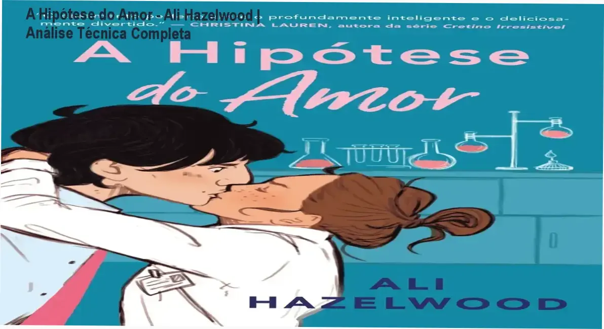 Capa do livro A Hipótese do Amor de Ali Hazelwood em dispositivo digital