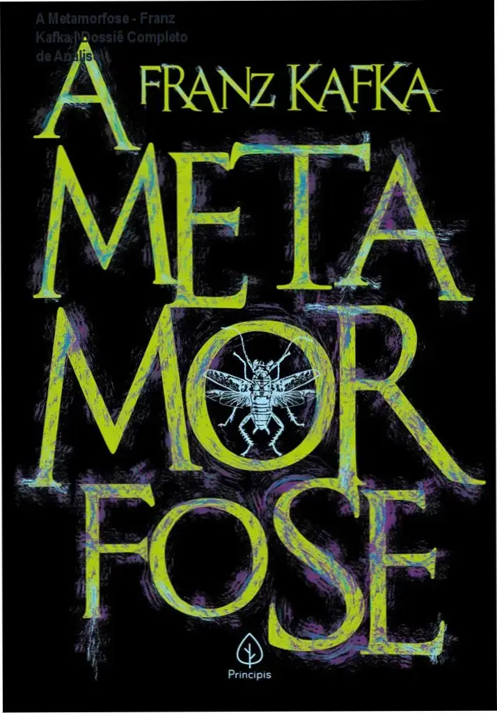 Capa do livro A Metamorfose de Franz Kafka em dispositivo digital
