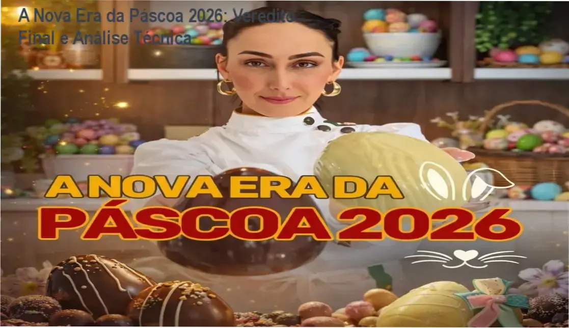 Detalhes do treinamento A Nova Era da Páscoa 2026 para confeiteiras profissionais