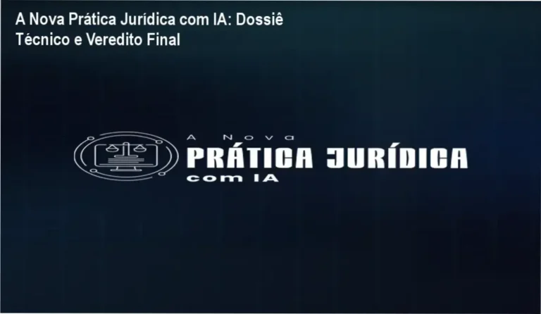 Interface de IA aplicada ao Direito com o curso A Nova Prática Jurídica com IA da Inovajur